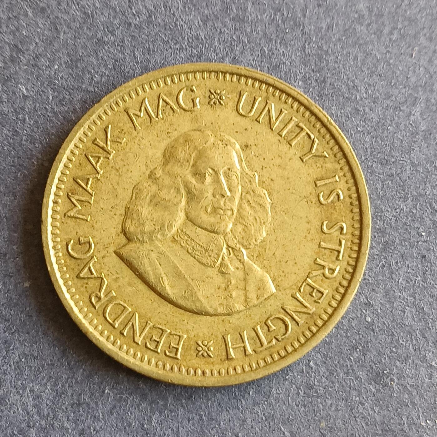 【游宝拍卖】丙午马年第9期 南非1961年1/2分 开拓者里贝克