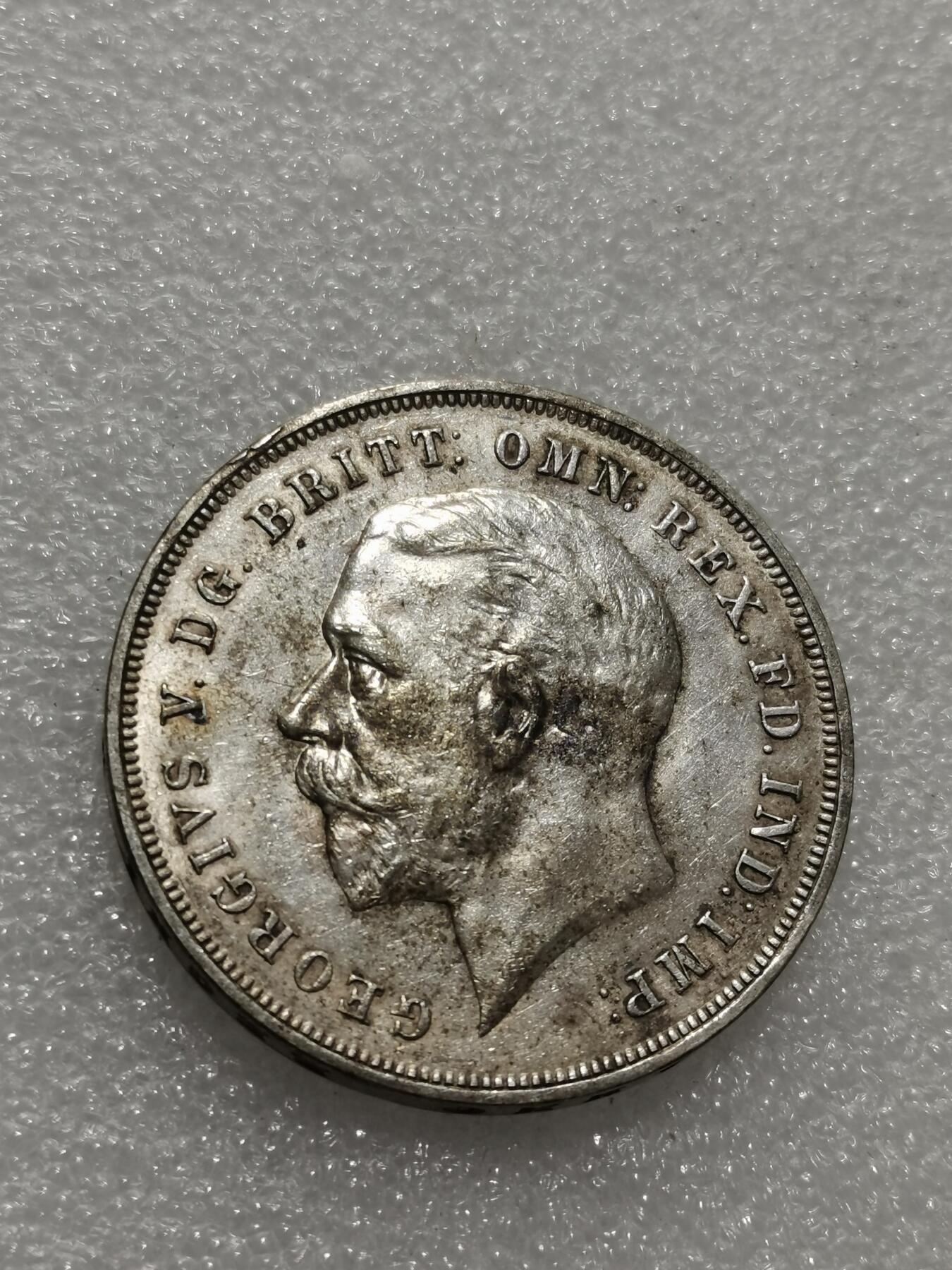 天下钱庄专场欢迎参拍 英国乔治五世木马剑银币