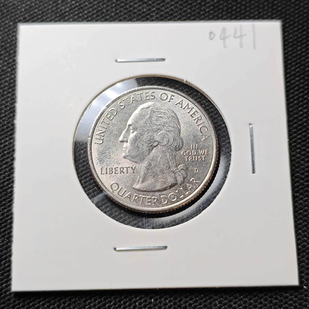 KK钱币收藏小铺   第404期 2月预留时间 周末发货  美国25分纪念币