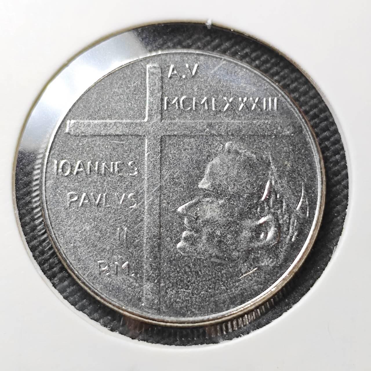 KK钱币收藏小铺   第404期 2月预留时间 周末发货  梵蒂冈50里拉