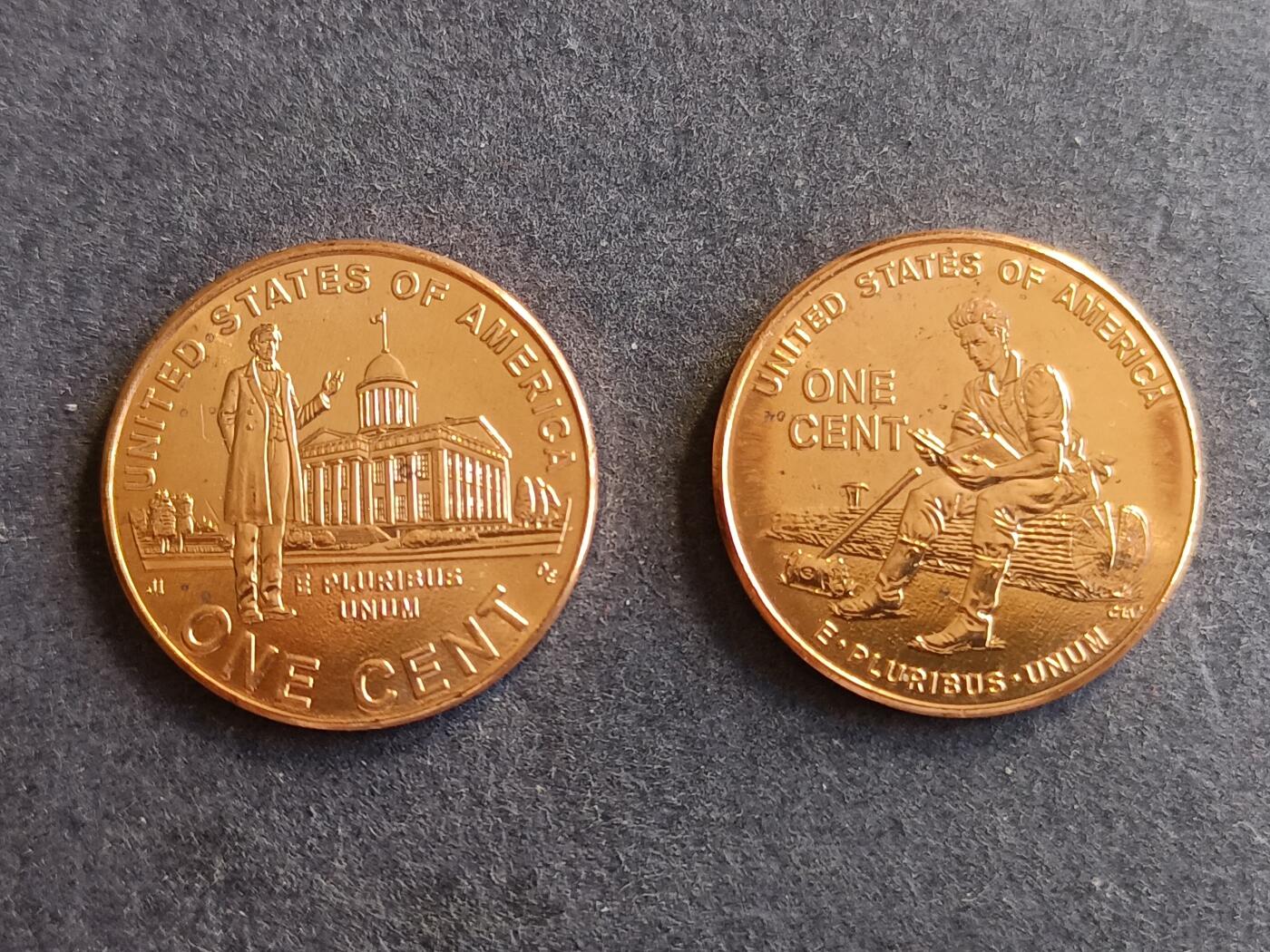 【游宝拍卖】丙午马年第9期 美国2009年 林肯纪念币