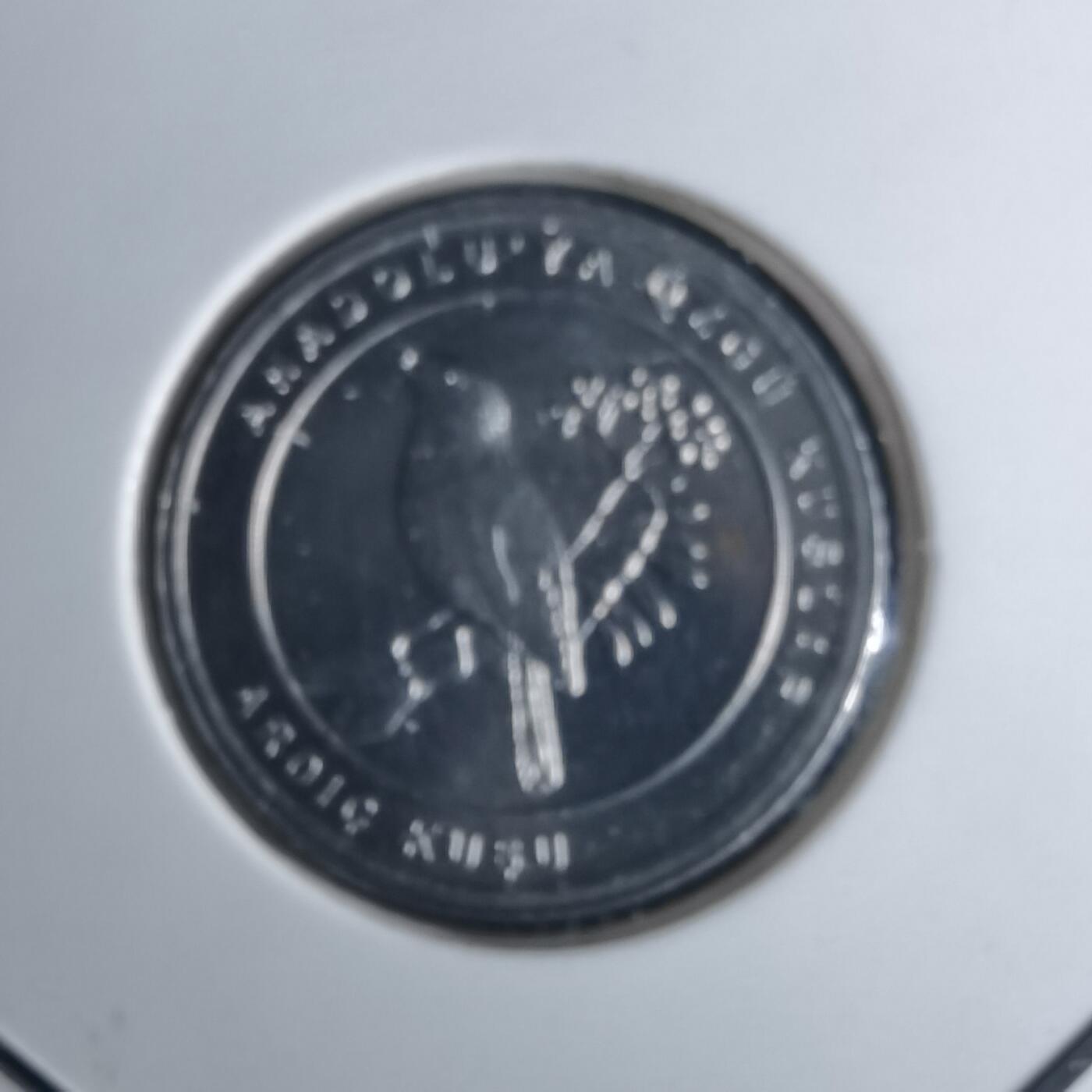 沼泽如烟--第1016场 土耳其2020年1库鲁小鸟系列纪念币