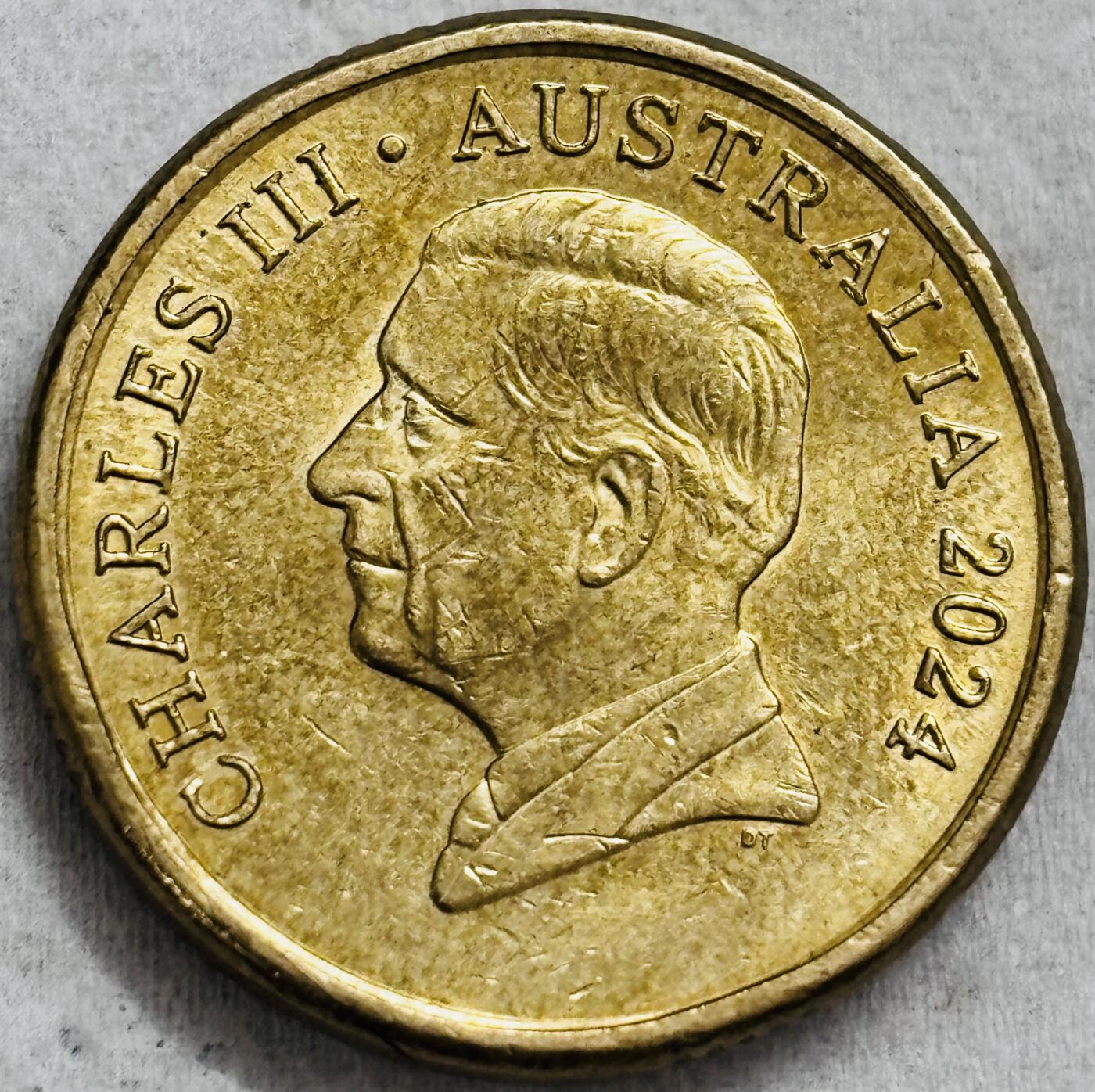 文馨钱币收藏第 296 场，长期接代拍业务 原光品相 2025 年澳大利亚 2 元，查尔斯头像少见