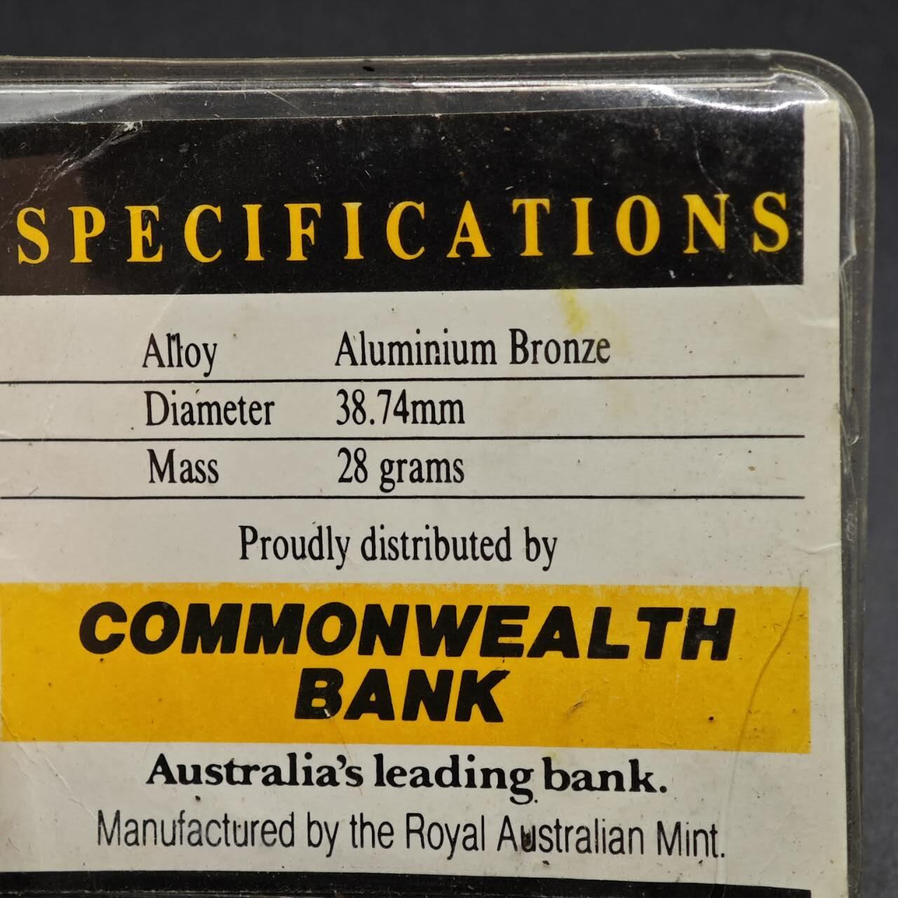  【淘币小摊】限时拍第八百七十八拍   克朗币邮币封场    每周一统一发货 澳大利亚1988年议会大厦5元纪念币