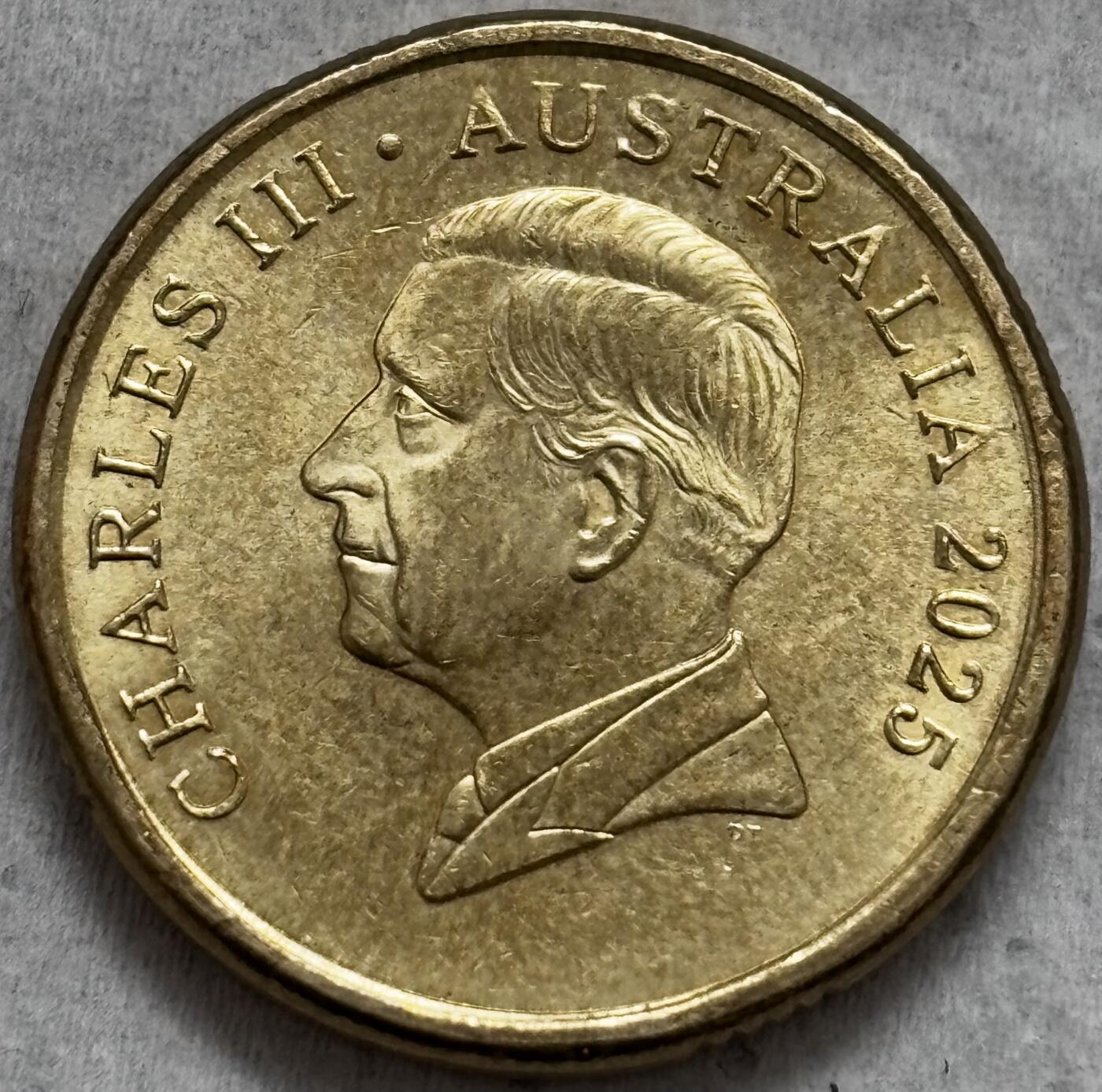 文馨钱币收藏第 296 场，长期接代拍业务 原光品相 2025 年澳大利亚 2 元，查尔斯头像少见