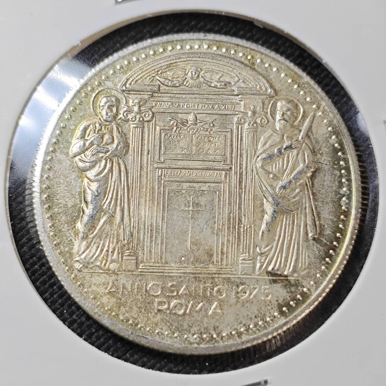 KK钱币收藏小铺   第404期 2月预留时间 周末发货  梵蒂冈镀银章