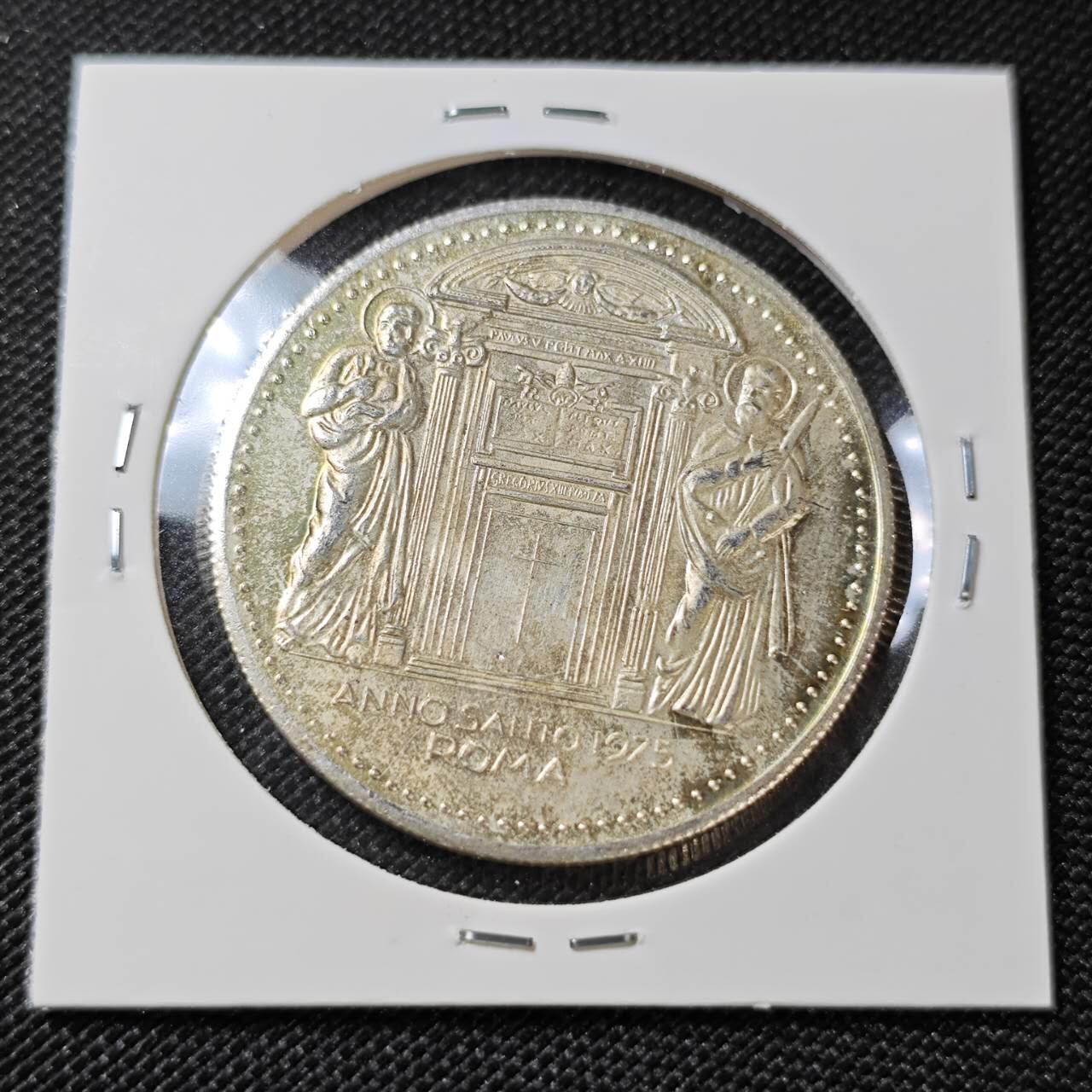 KK钱币收藏小铺   第404期 2月预留时间 周末发货  梵蒂冈镀银章