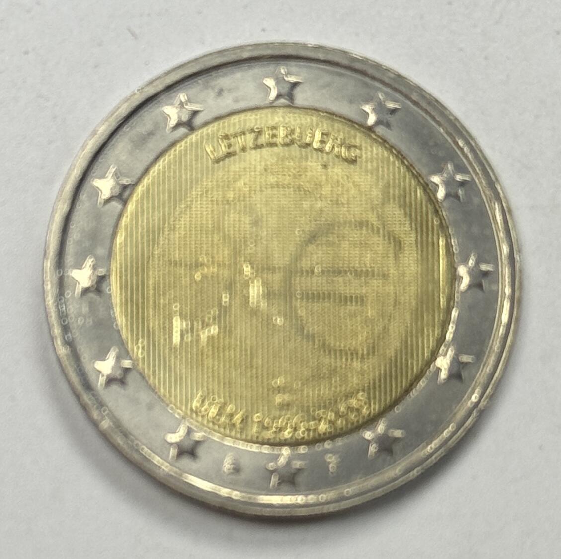 S&S Numismatic世界钱币-拍卖 第122期  卢森堡2009年 欧洲货币联盟10周年 2欧元双色纪念币 幻影