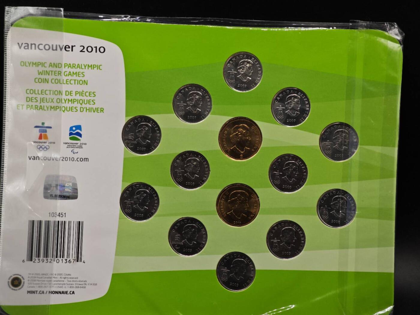 【淘币小摊】实时拍第八百七十九拍   银币套币场    每周一统一发货 加拿大2010年温哥华冬奥会纪念套币