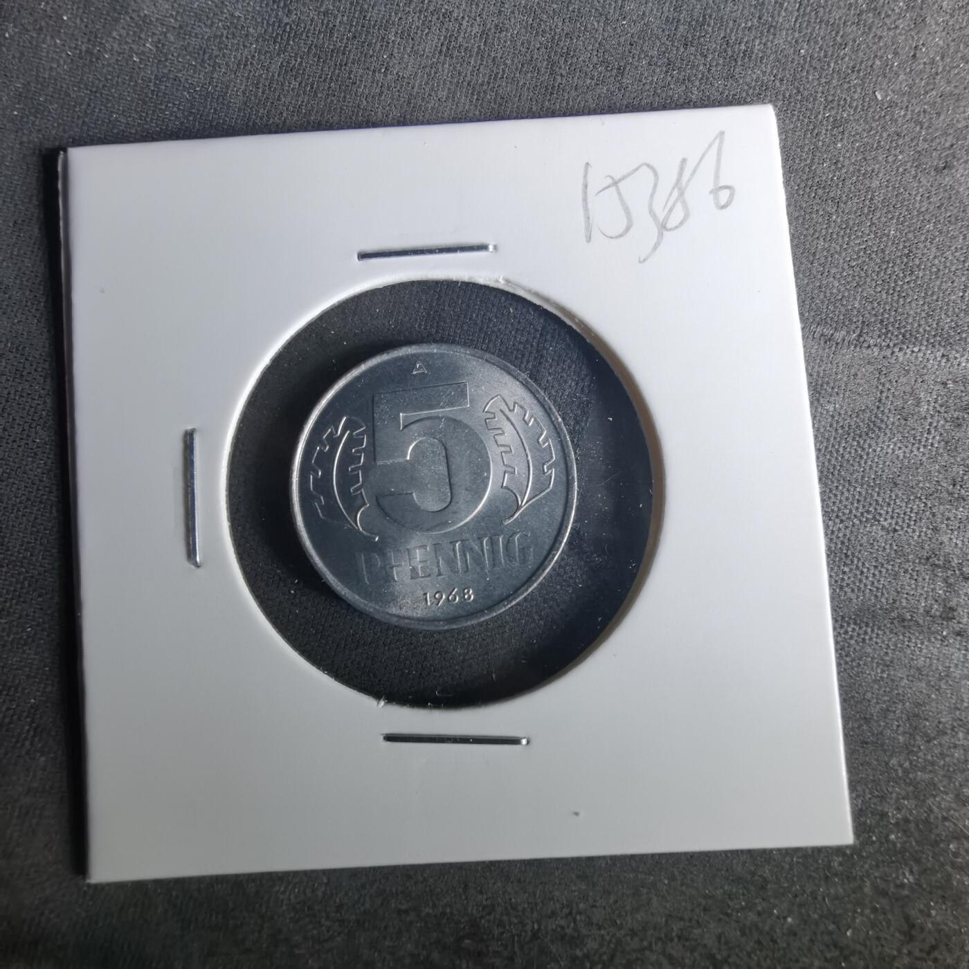 沼泽如烟--第1015场 东德1968年5芬尼