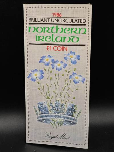  【淘币小摊】限时拍第八百七十八拍   克朗币邮币封场    每周一统一发货 - 英国1986年一镑卡册