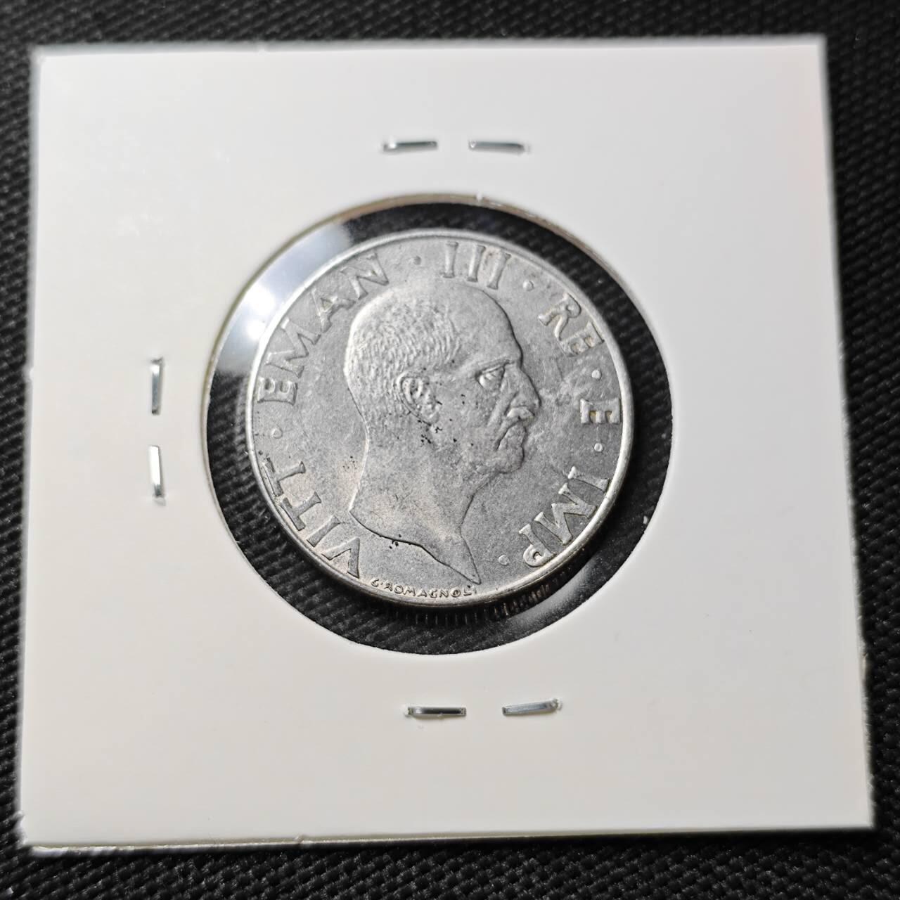 KK钱币收藏小铺   第404期 2月预留时间 周末发货  1941意大利50分