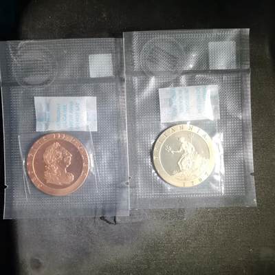 沼泽如烟--第1016场 - 复刻品纪念章一对