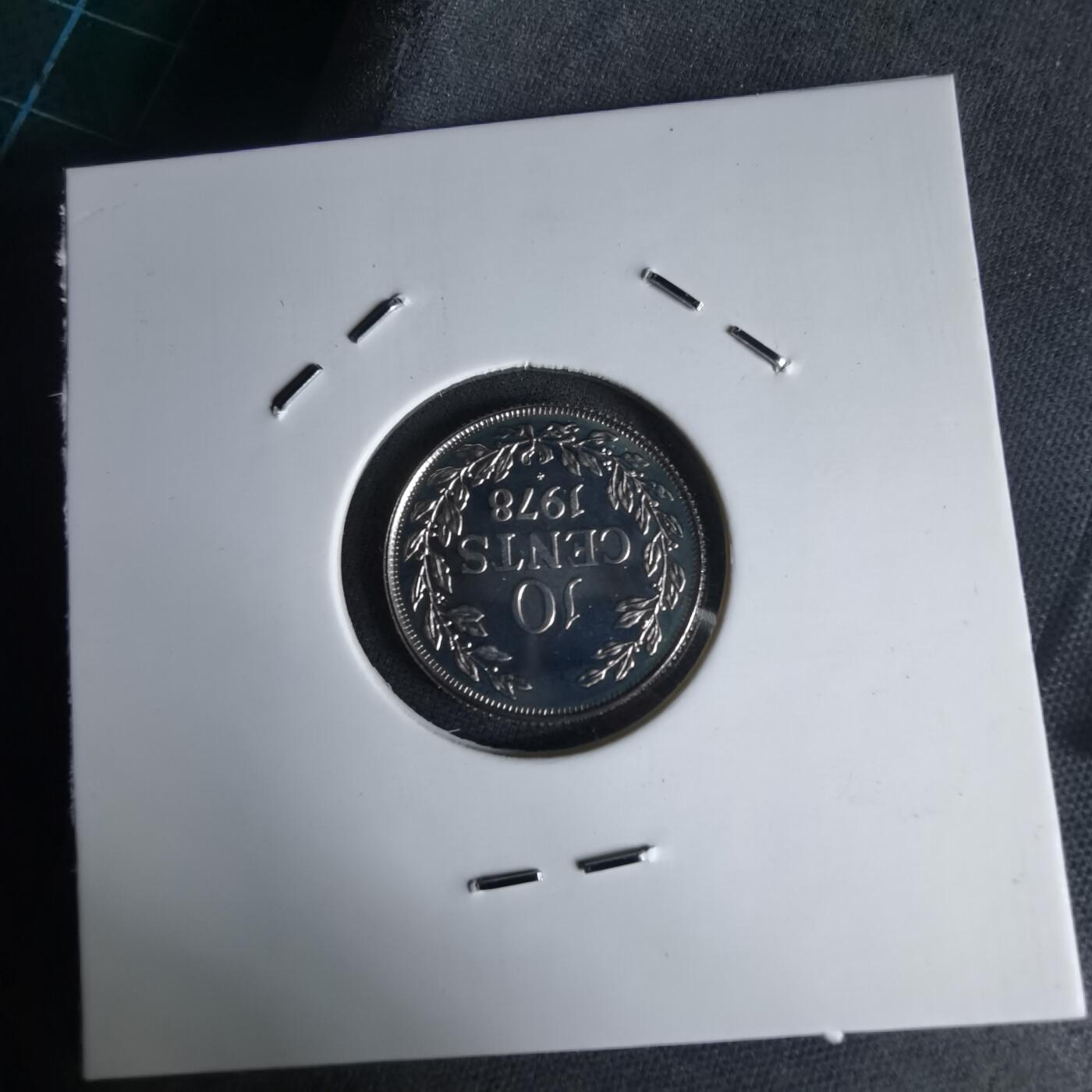 沼泽如烟--第1016场 利比里亚1978年十分精制币