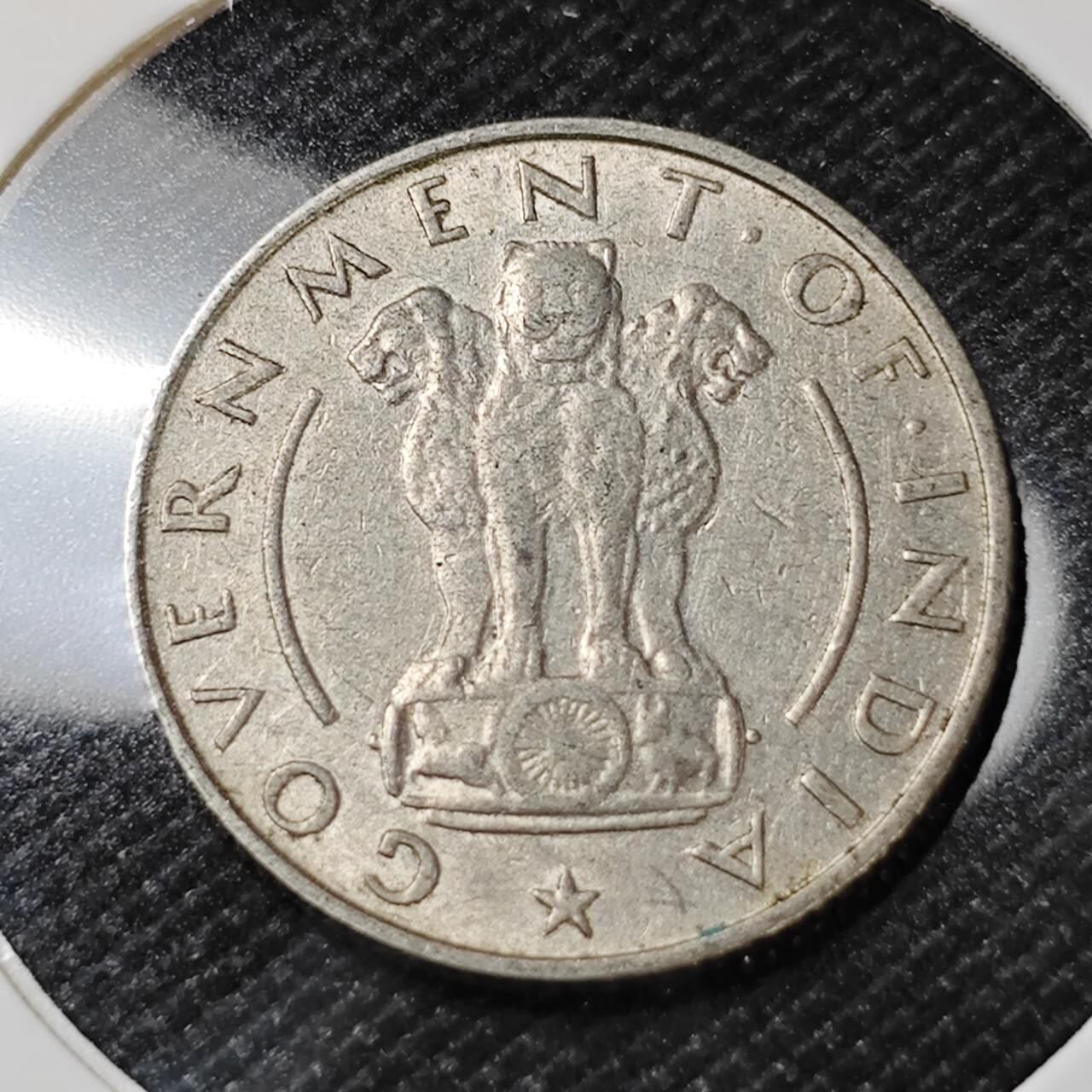 KK钱币收藏小铺   第404期 2月预留时间 周末发货  1951印度1/4卢比