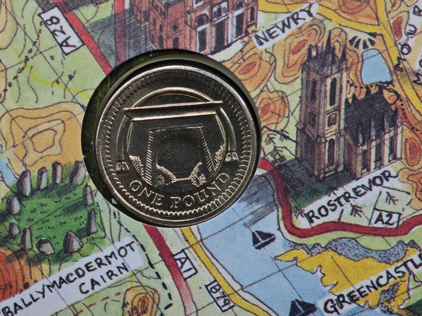  【淘币小摊】限时拍第八百七十八拍   克朗币邮币封场    每周一统一发货 英国2006年一镑邮币封