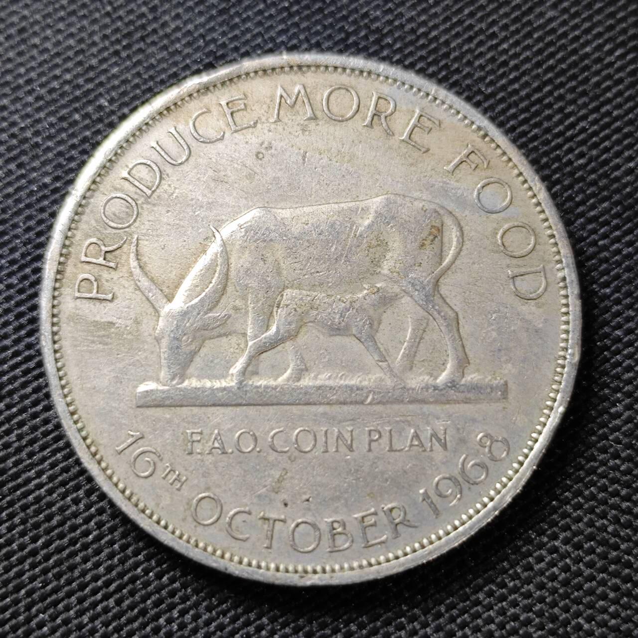 KK钱币收藏小铺   第404期 2月预留时间 周末发货  赞比亚5先令