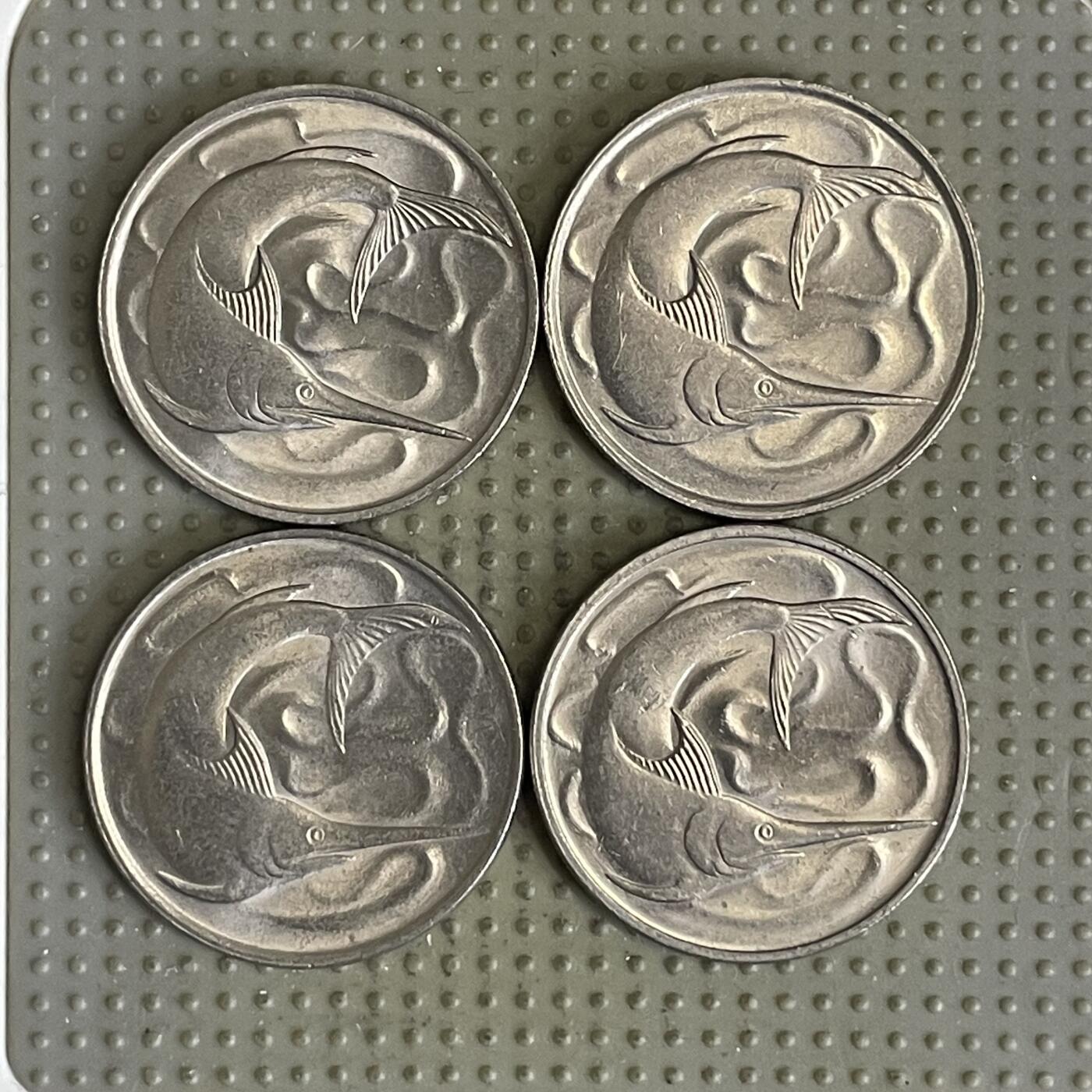 2026年第31场各国散币拍卖（总第181场） 新加坡20分4枚