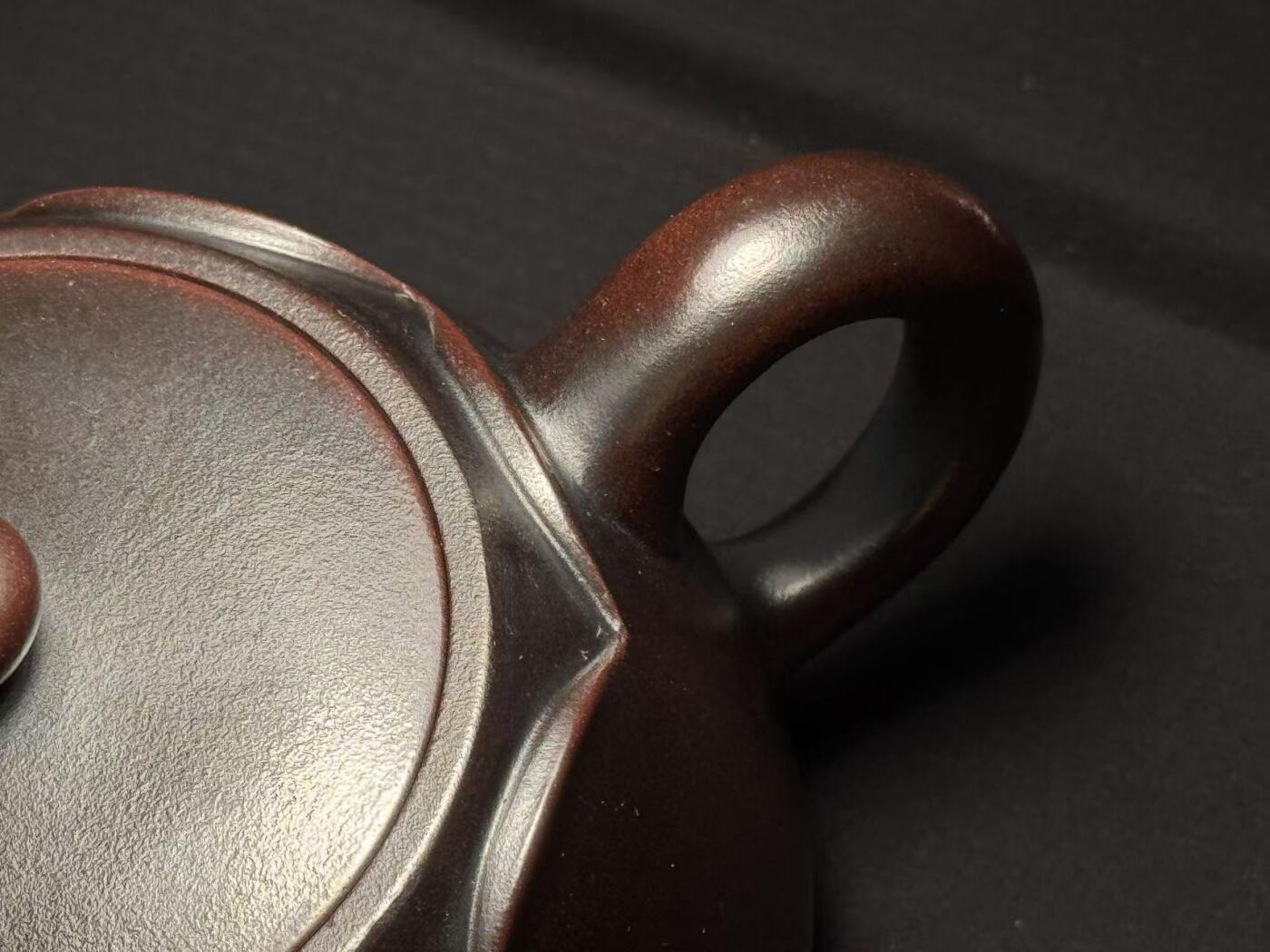 零元拍：原矿紫砂莲花井栏茶壶（220CC左右）