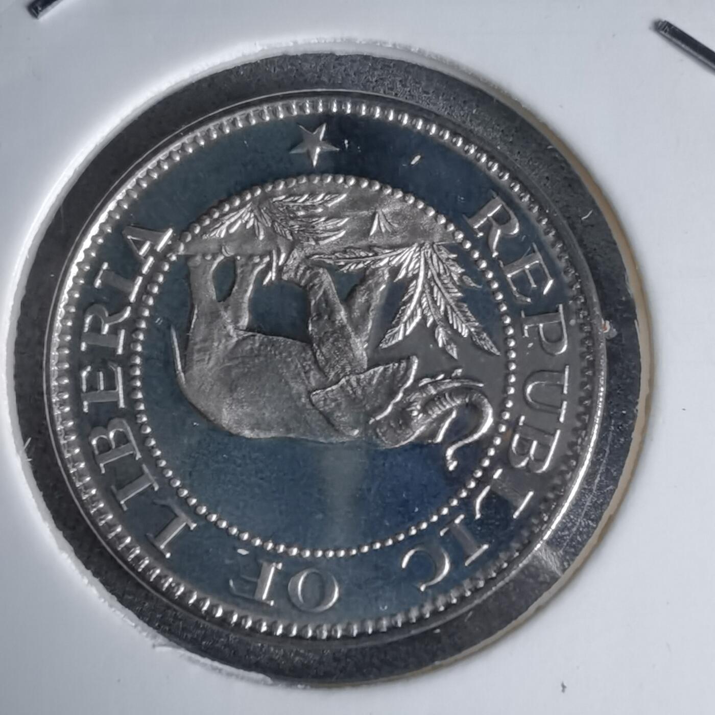 沼泽如烟--第1016场 利比里亚1978年5分精制币