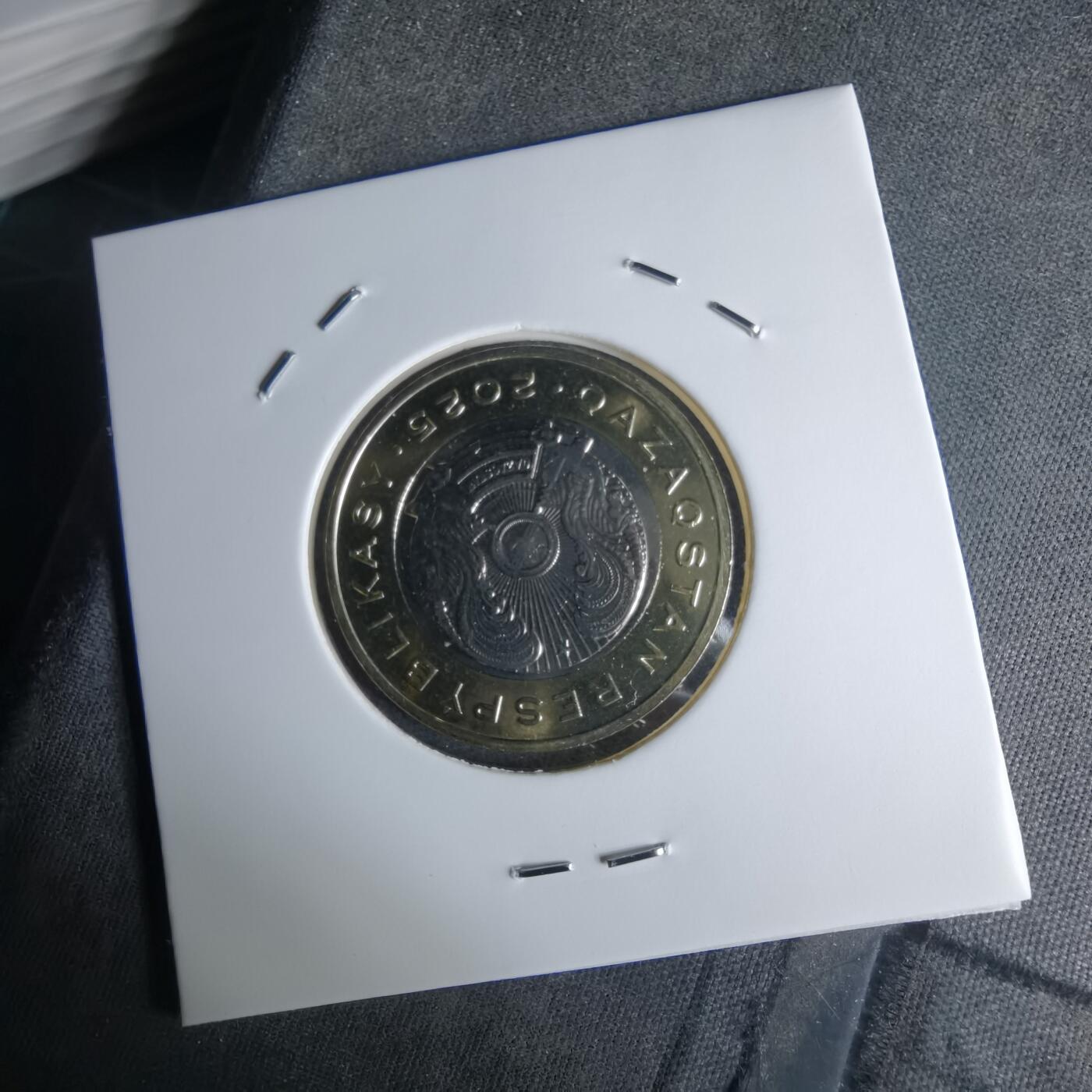 沼泽如烟--第1016场 哈萨克斯坦2025年100坚戈纪念币