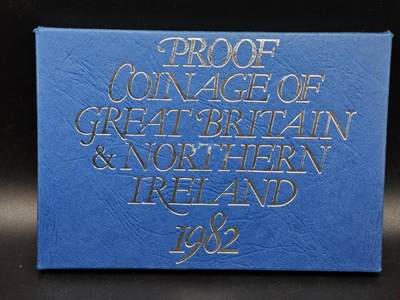 【淘币小摊】实时拍第八百七十九拍   银币套币场    每周一统一发货 - 英国1982年精制套币