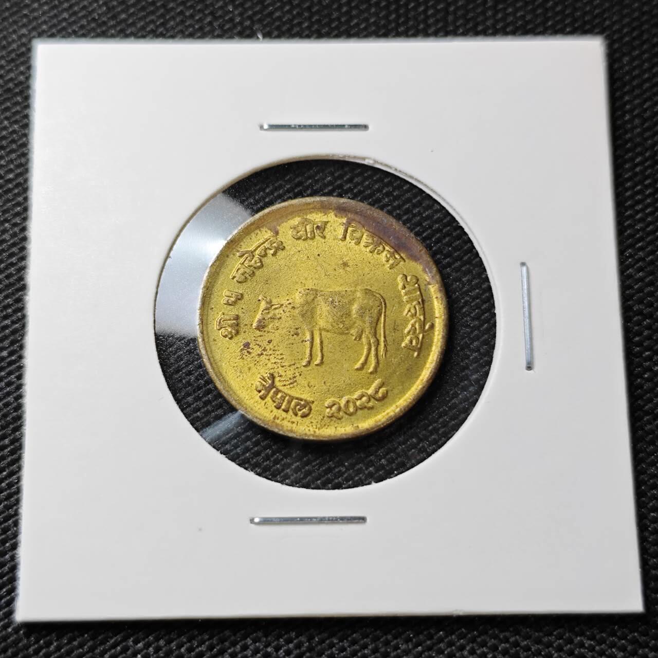 KK钱币收藏小铺   第404期 2月预留时间 周末发货  尼泊尔铜币