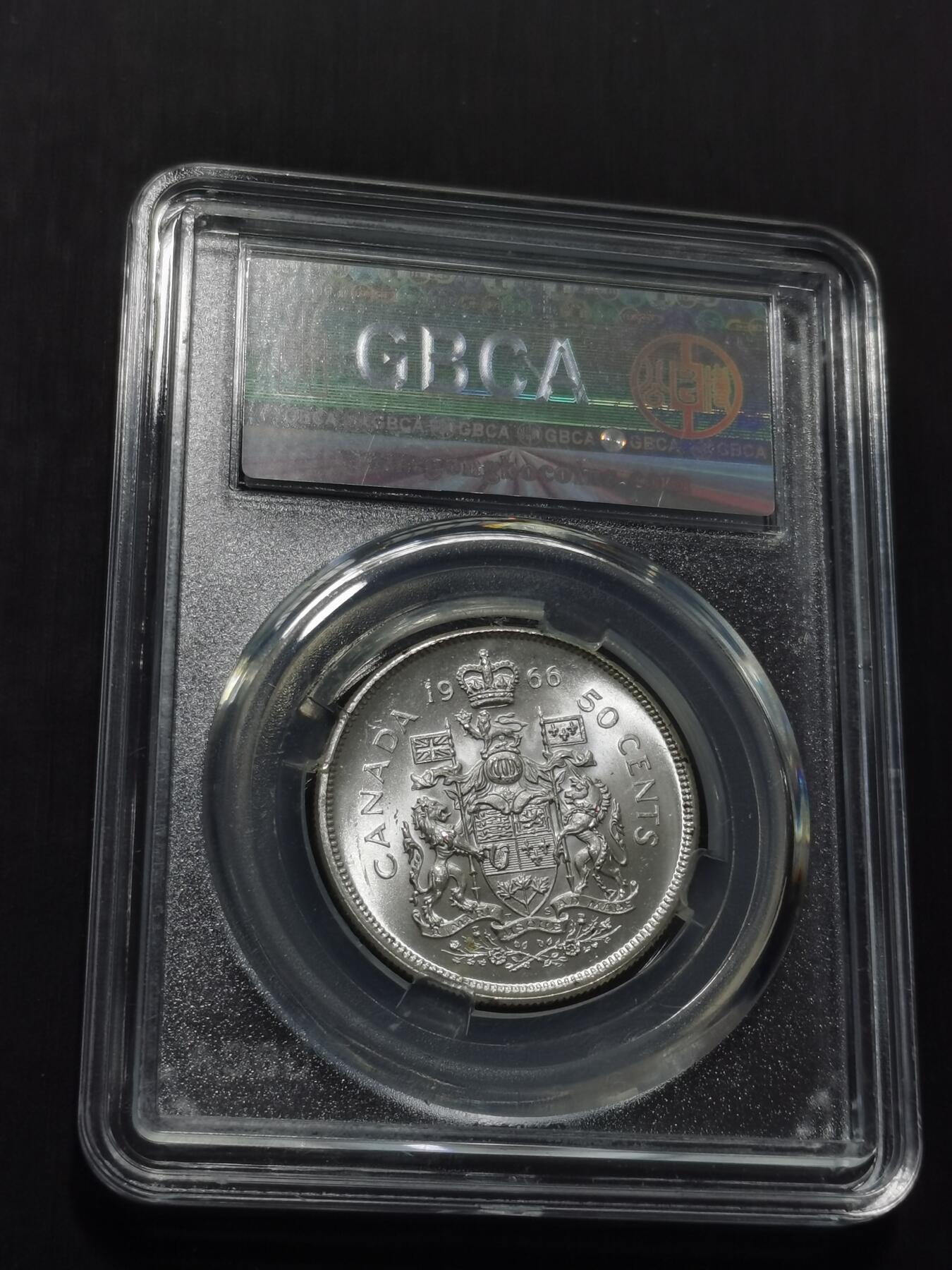 天下钱庄专场欢迎参拍 加拿大伊丽莎白半圆银币