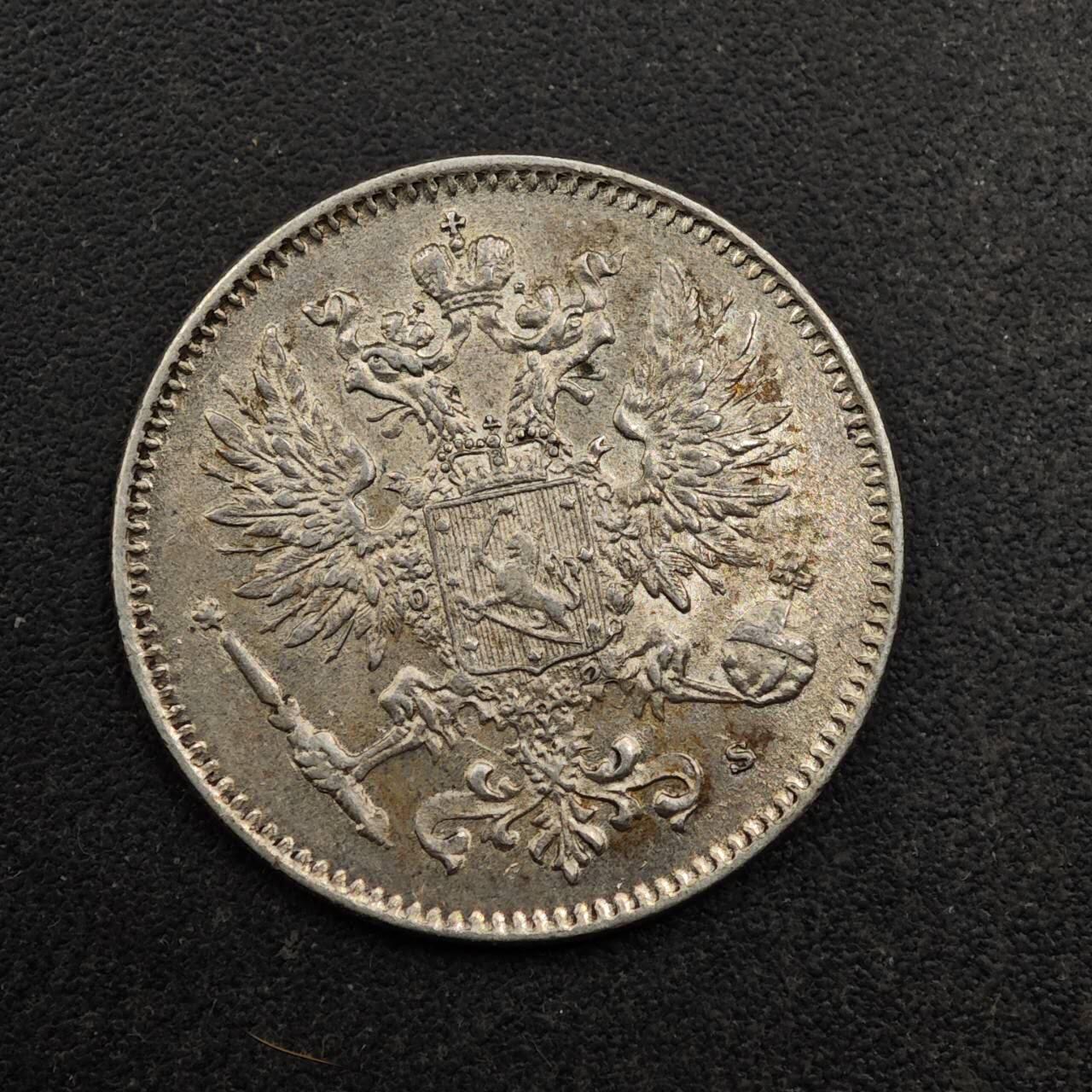 【淘币小摊】实时拍第八百七十九拍   银币套币场    每周一统一发货 芬兰1916年50芬妮银币