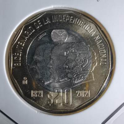 沼泽如烟--第1016场 - 墨西哥2021年20比索