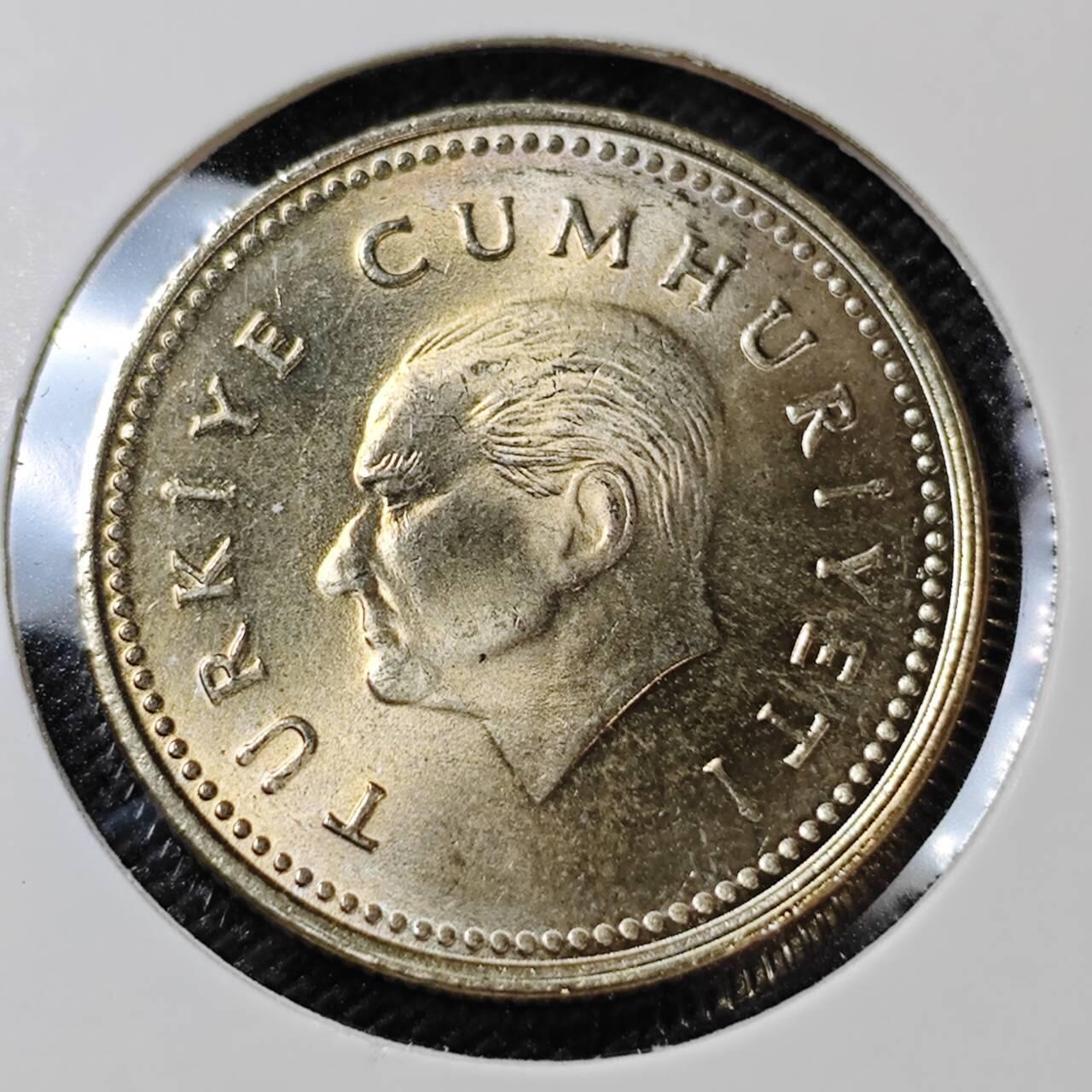 KK钱币收藏小铺   第404期 2月预留时间 周末发货  1993土耳其1000里拉 好品