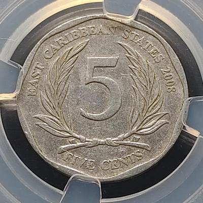 【全场包邮】纯粹捡漏拍510场 - 东加勒比2008年5分