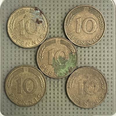 2026年第30场各国散币拍卖（总第180场） - 德国10芬尼5枚