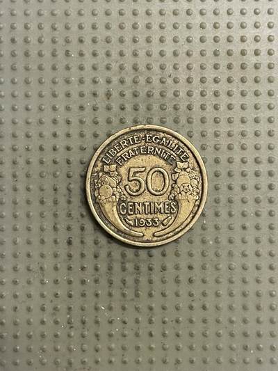 2026年第30场各国散币拍卖（总第180场） - 法国1933年50生丁