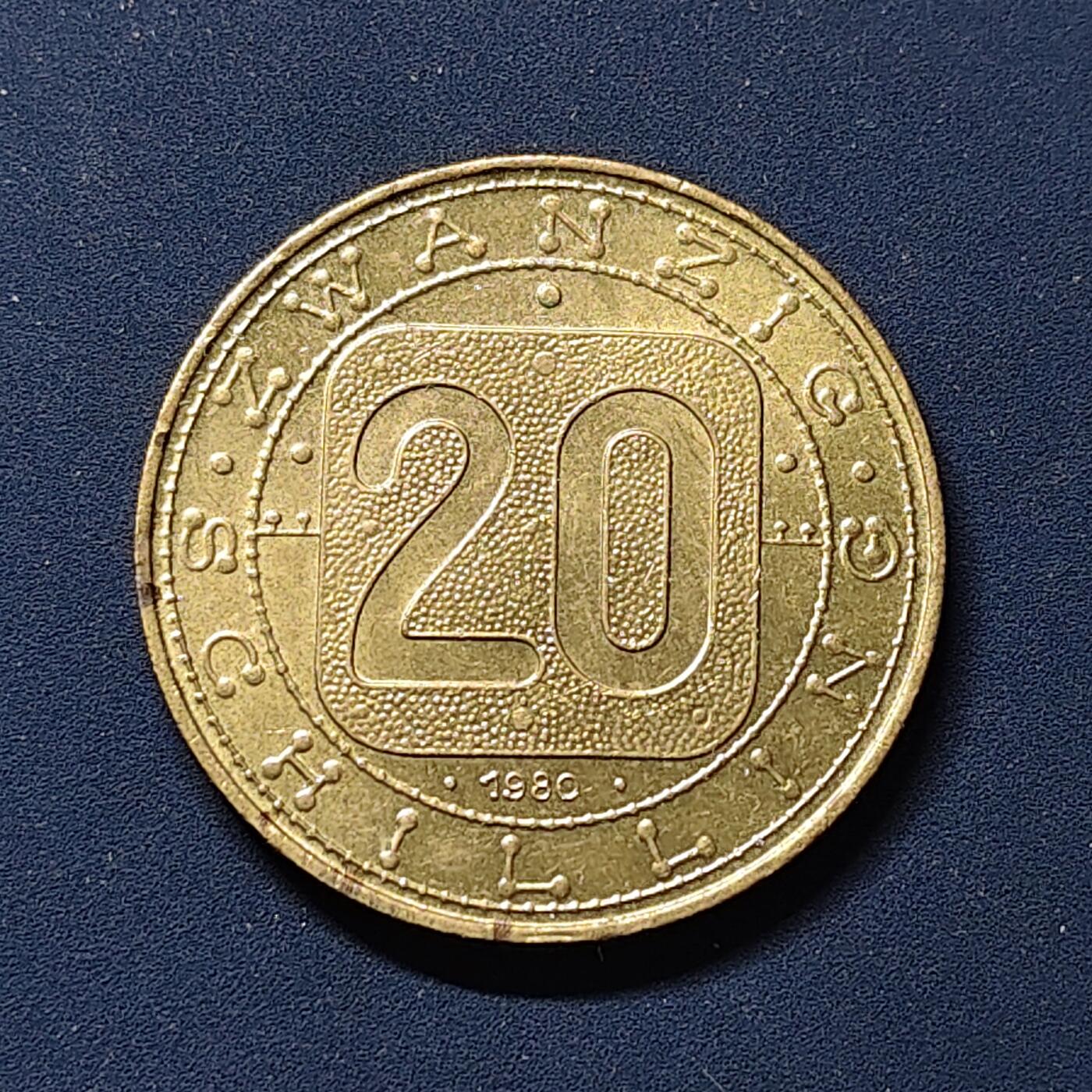 【全场包邮】纯粹捡漏拍510场 奥地利1980年20先令联盟纪念币