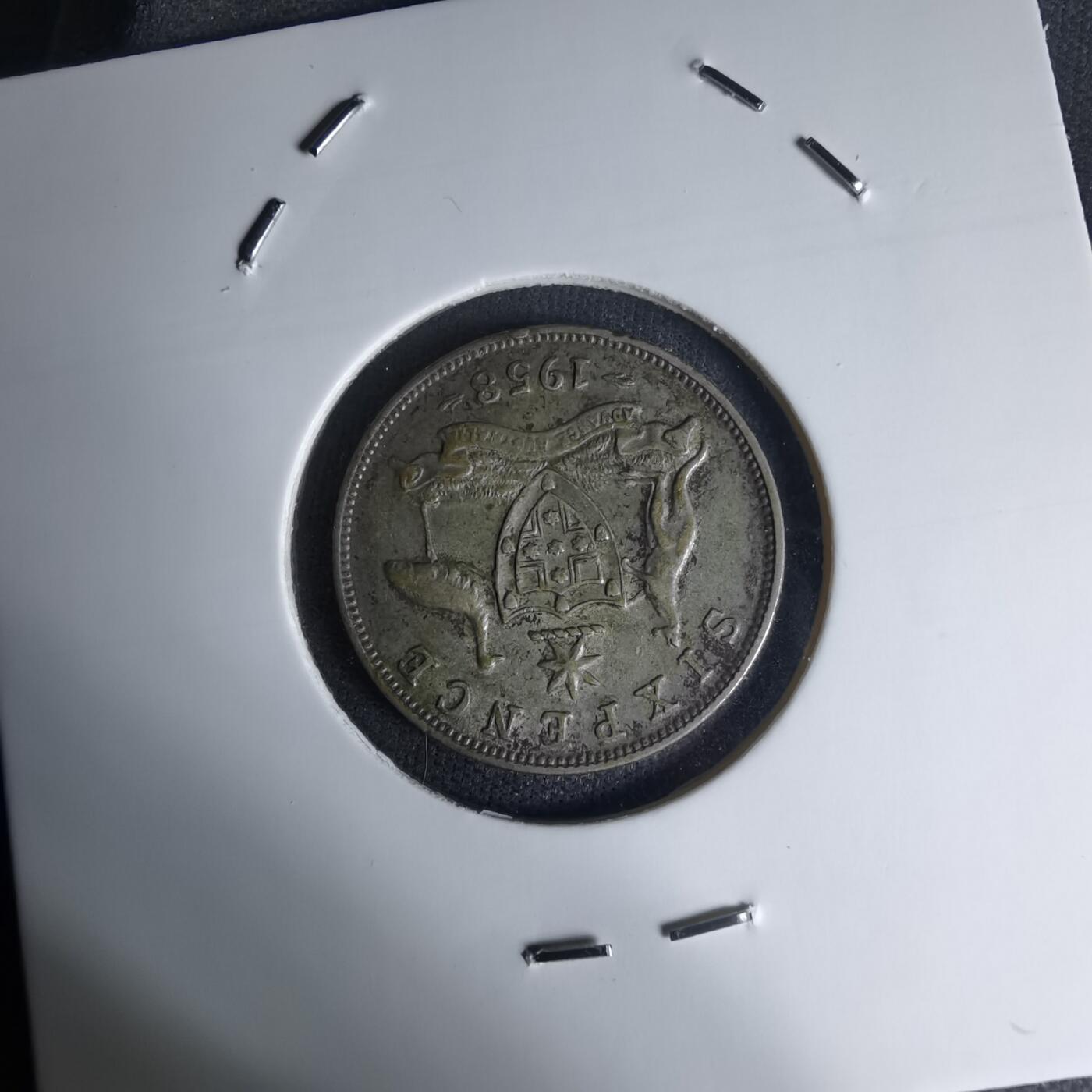 沼泽如烟--第1016场 澳大利亚1958年6便士