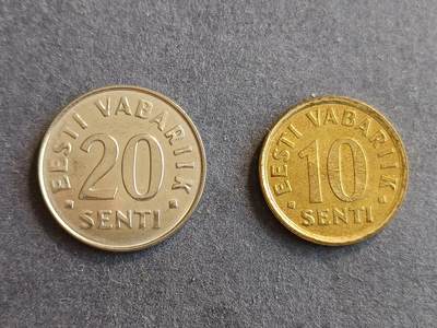 【游宝拍卖】丙午马年第9期 - 爱沙尼亚2006年 20分10分