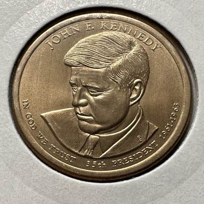 🌹外币初藏🌹🐯2026年第26场  各国纪念币专场 每周二四六晚8️⃣点 接代拍 - 美国 2015年 总统系列 纪念第35任总统约翰·F·肯尼迪的执政成就 1元纪念币