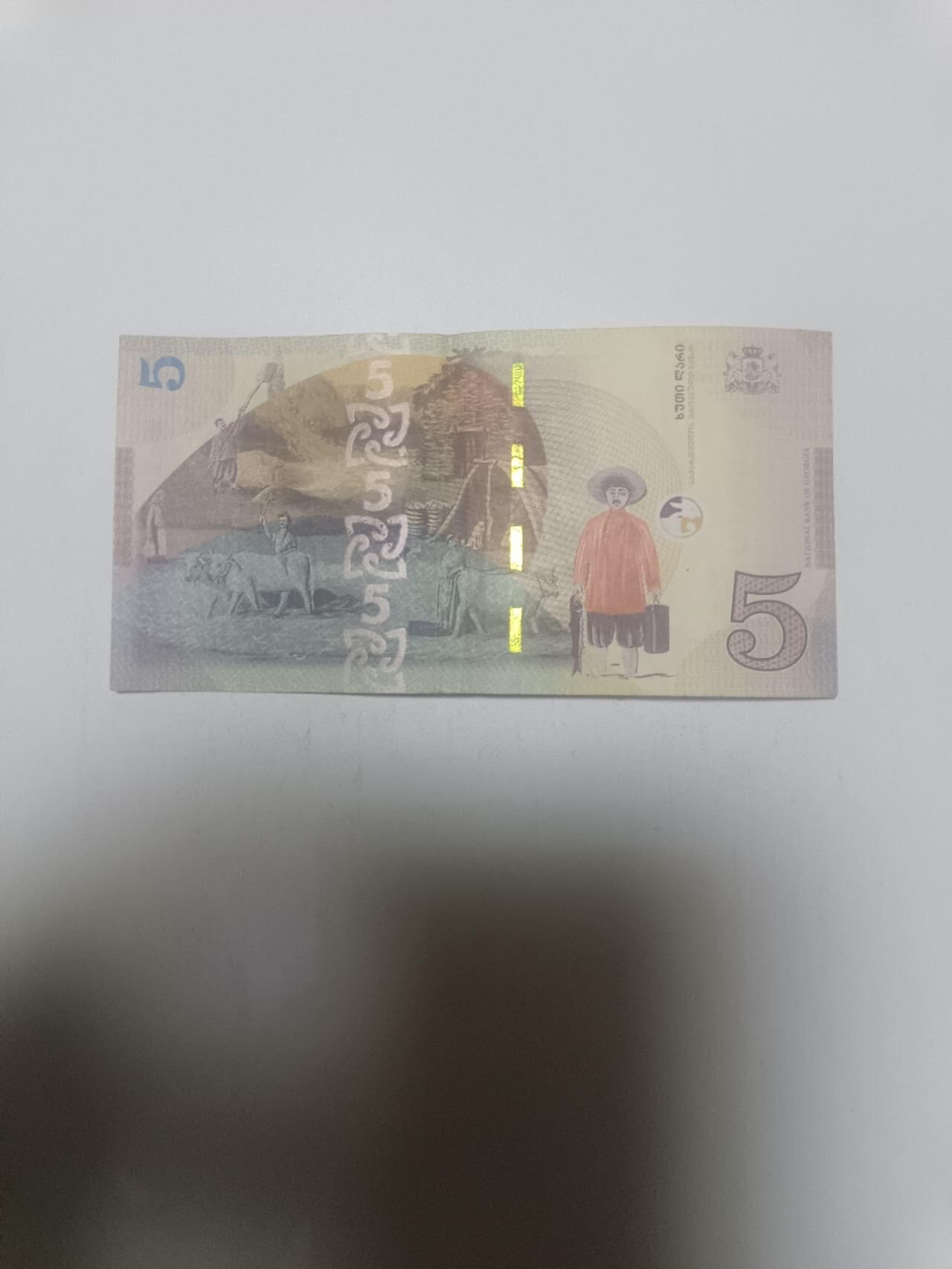 【20260311】非全新纸币和硬币第343场 格鲁吉亚5里拉，汇率价约为13元