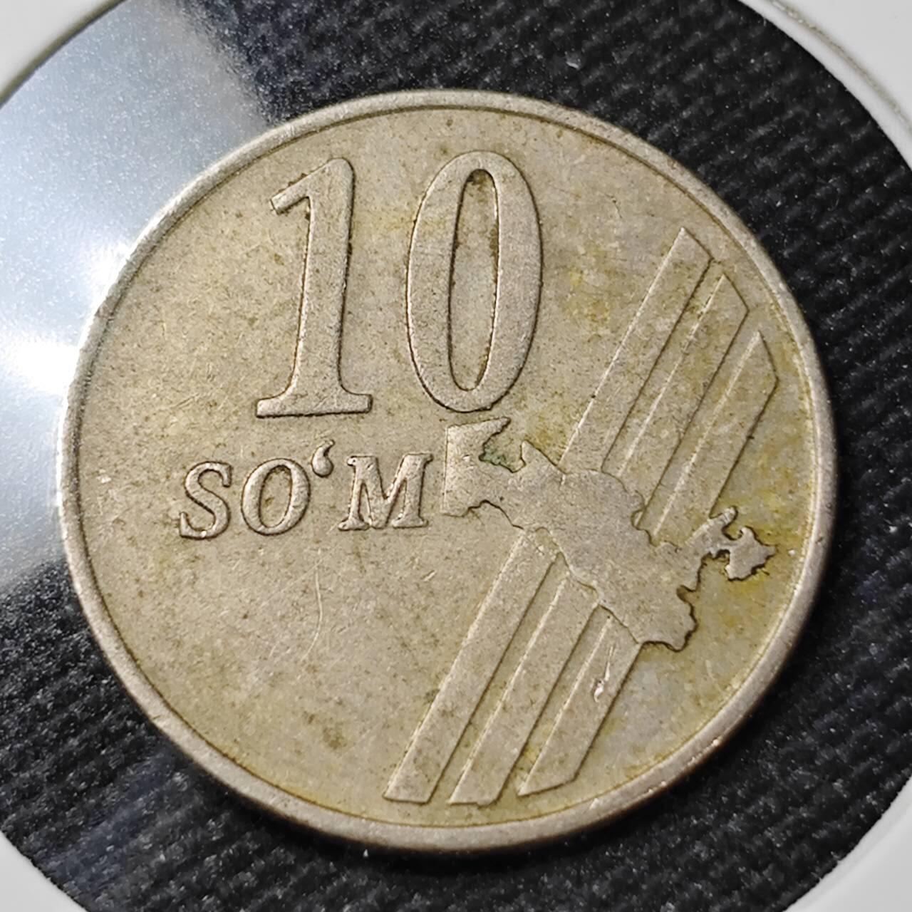 KK钱币收藏小铺   第404期 2月预留时间 周末发货  2001乌兹别克斯坦