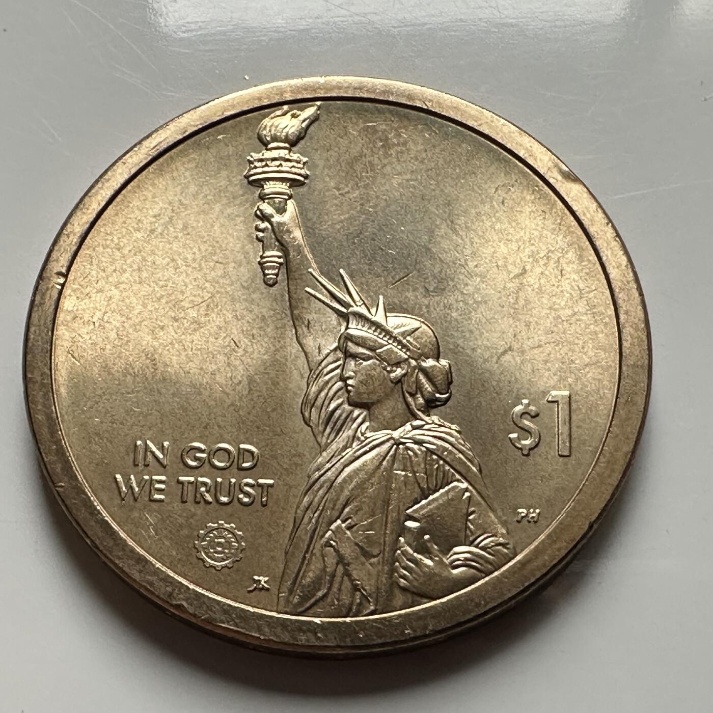 🌹外币初藏🌹🐯2026年第26场  各国纪念币专场 每周二四六晚8️⃣点 接代拍  美国 2019年 创新者系列特拉华州主题 纪念天文学家安妮·坎农的恒星分类成就 1元纪念币