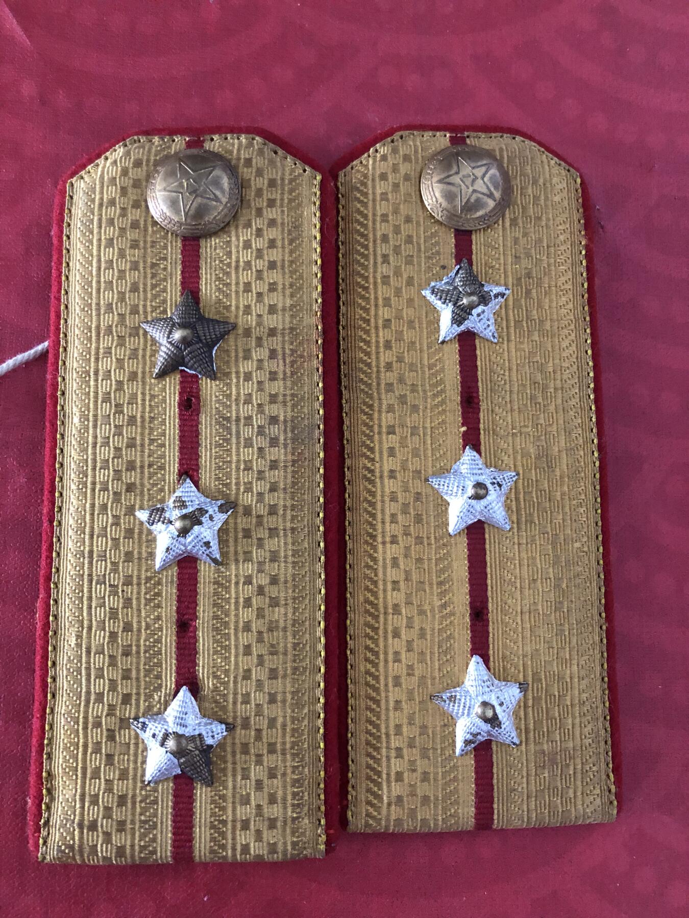 SU-55式上尉常服肩章 非常稀少