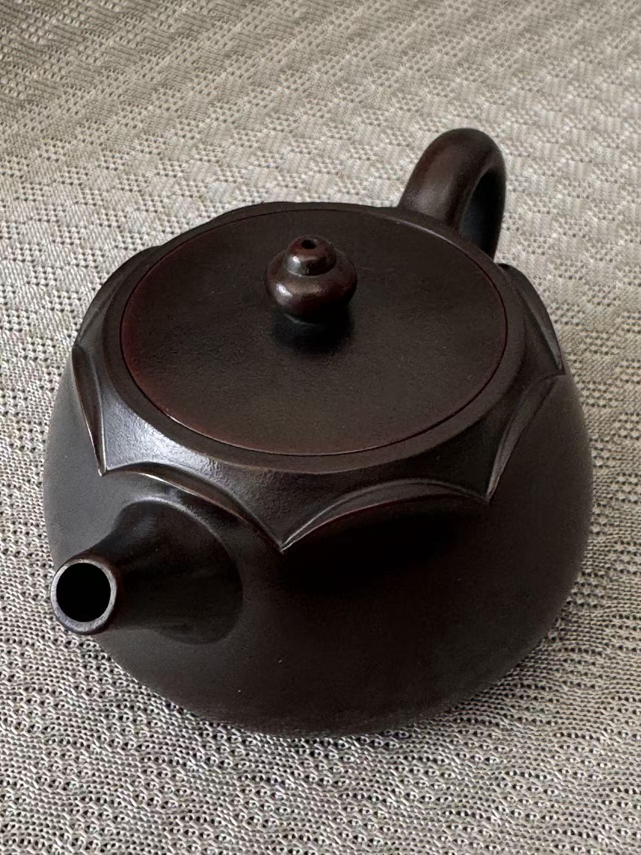 零元拍：原矿紫砂莲花井栏茶壶（220CC左右）