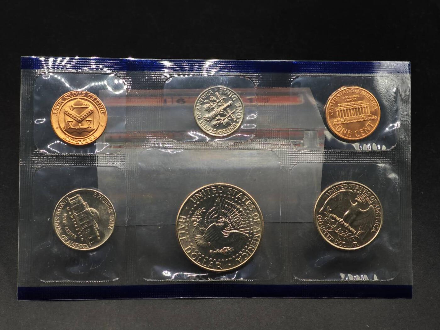 【淘币小摊】实时拍第八百七十九拍   银币套币场    每周一统一发货 美国1995年套币塑封