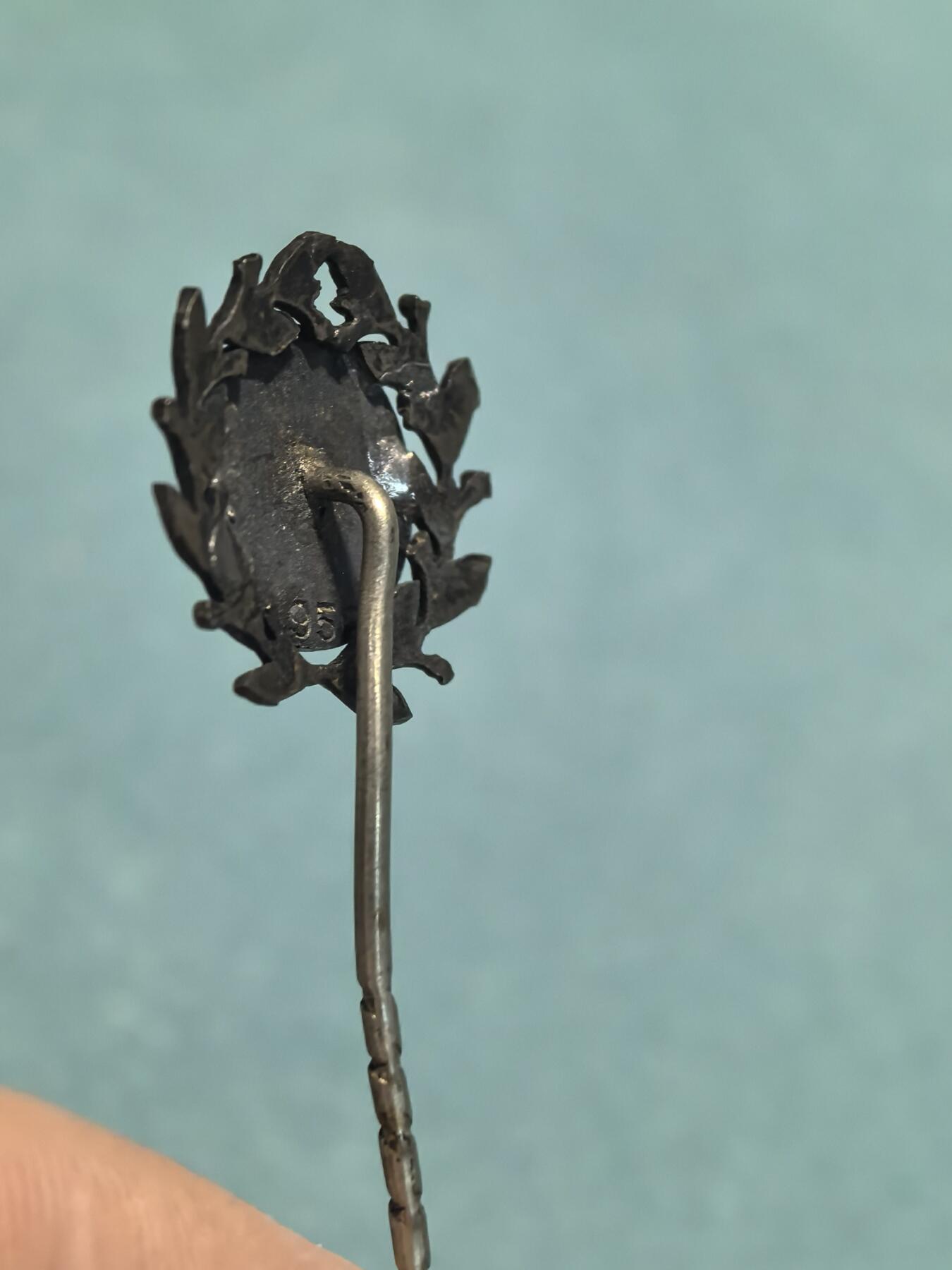 盛世勋华——号角文化勋章邮票专场拍卖第308期 德国（一战）不知名协会别针 银质带950银标