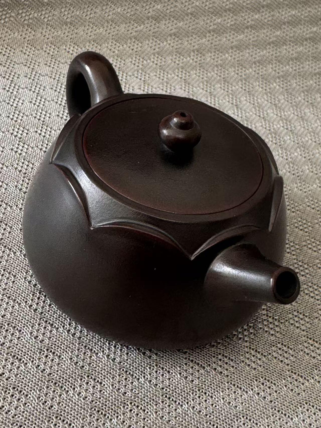 零元拍：原矿紫砂莲花井栏茶壶（220CC左右）