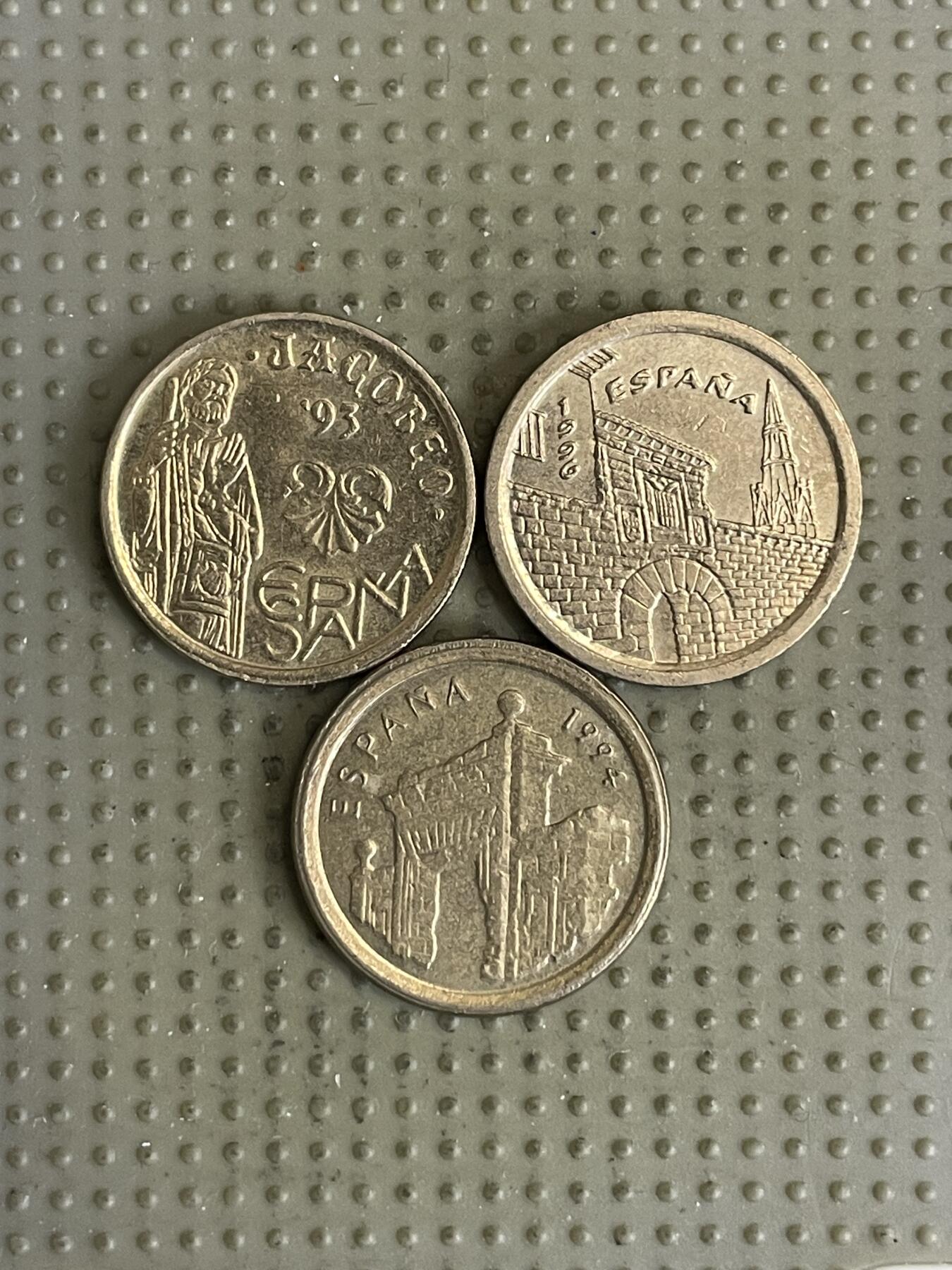 2026年第30场各国散币拍卖（总第180场） 西班牙5比赛塔纪念币3枚不同