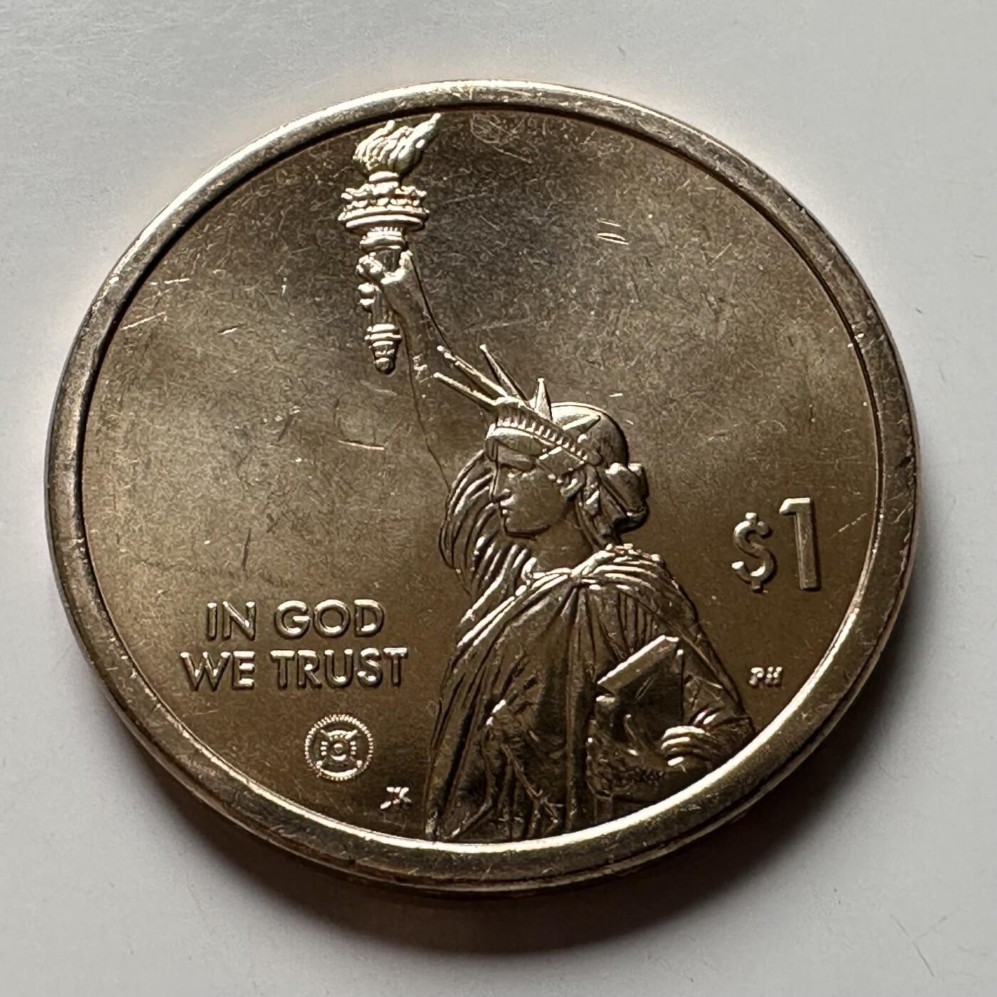 🌹外币初藏🌹🐯2026年第26场  各国纪念币专场 每周二四六晚8️⃣点 接代拍 美国 2024年 创新者系列密苏里州主题 纪念乔治·华盛顿·卡弗的农业科学创新成就 1元纪念币