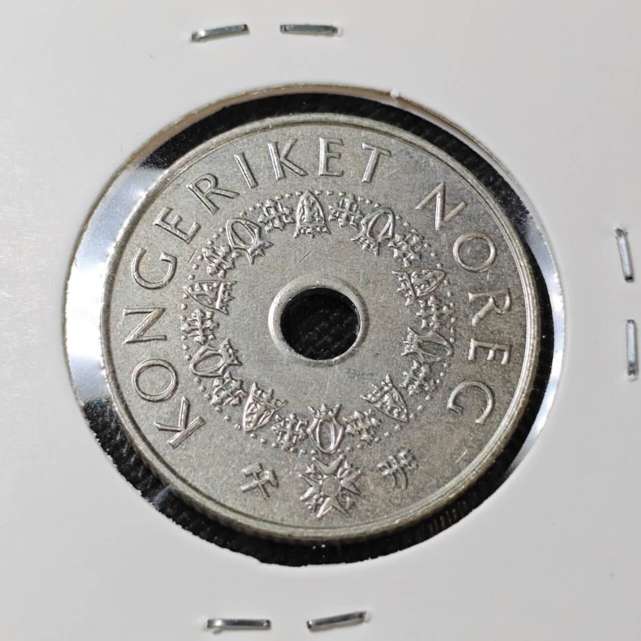 KK钱币收藏小铺   第404期 2月预留时间 周末发货  挪威5克朗