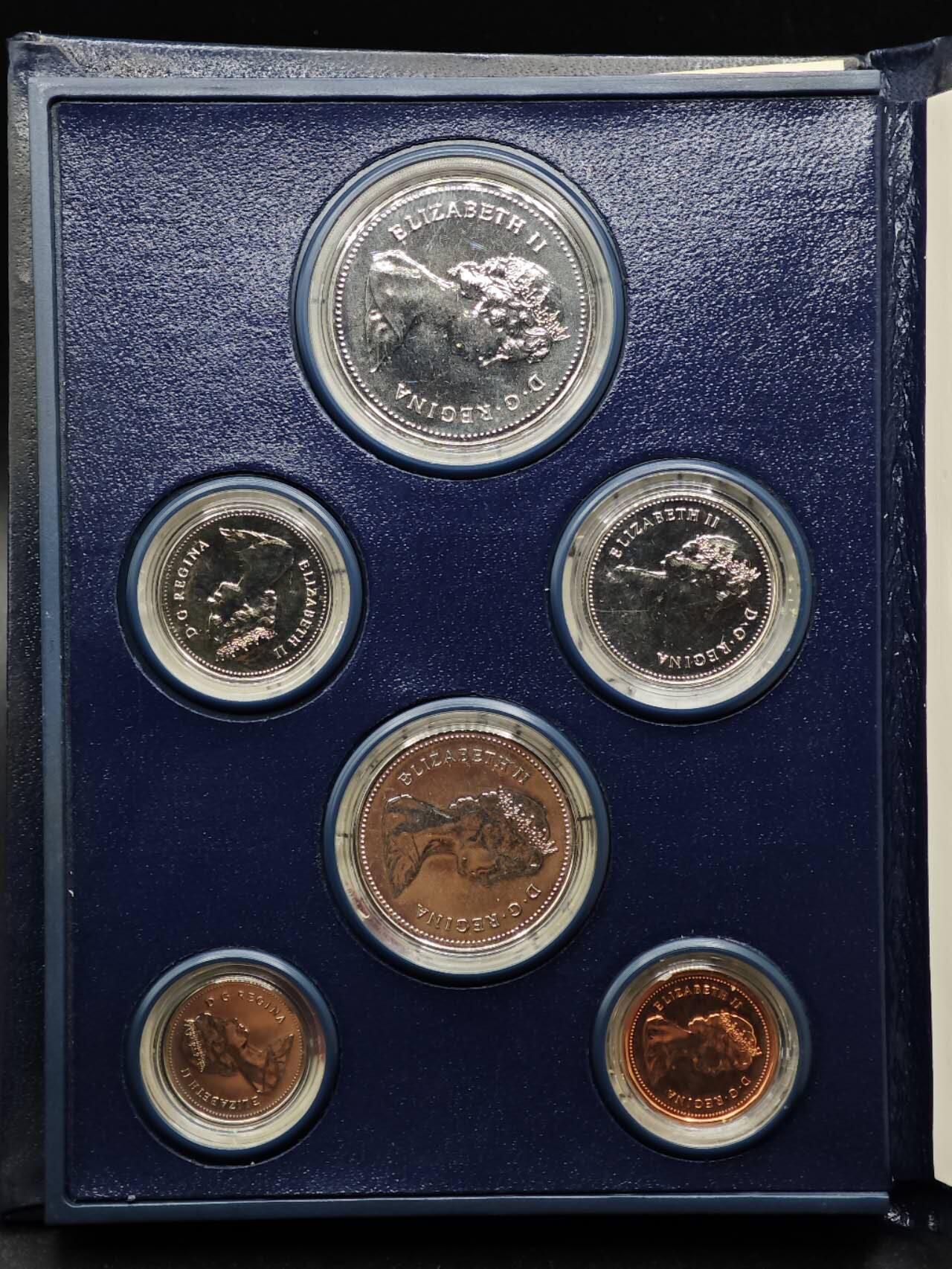 【淘币小摊】实时拍第八百七十九拍   银币套币场    每周一统一发货 加拿大1984年套币